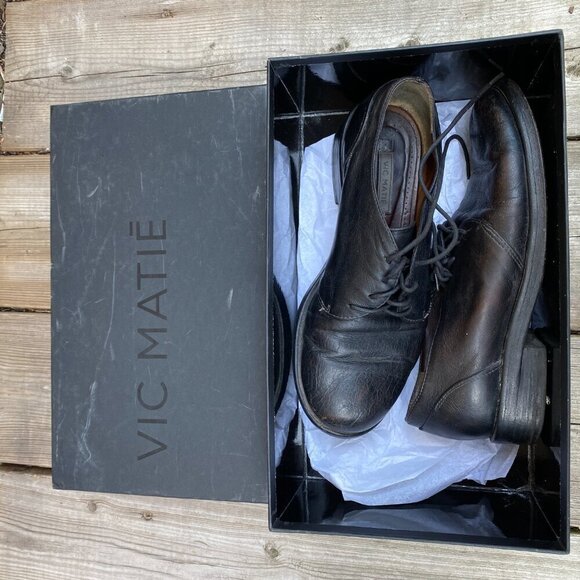 2009 Vic Matie Scarpa Nera Shoes Size 6.5 - Picture 6 of 15